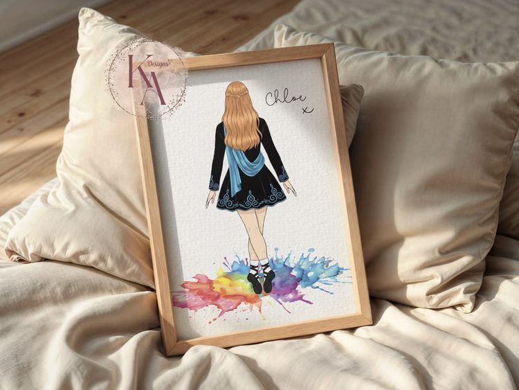 Other A4 Custom Irish Dancer Print product image